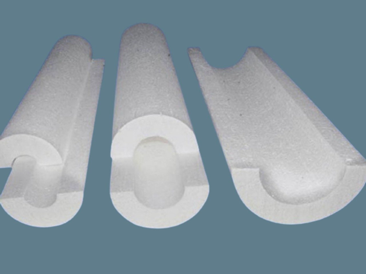 EPS Thermocol Pipe Sections for Heat and Cold Insulation by Falcon Industries