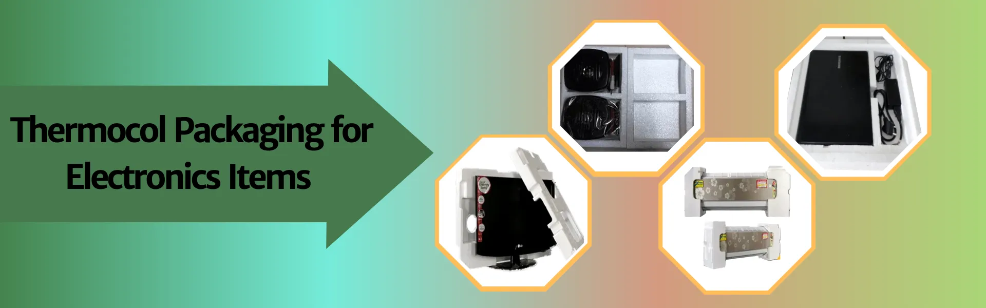 Thermocol Packaging for Electronics Items