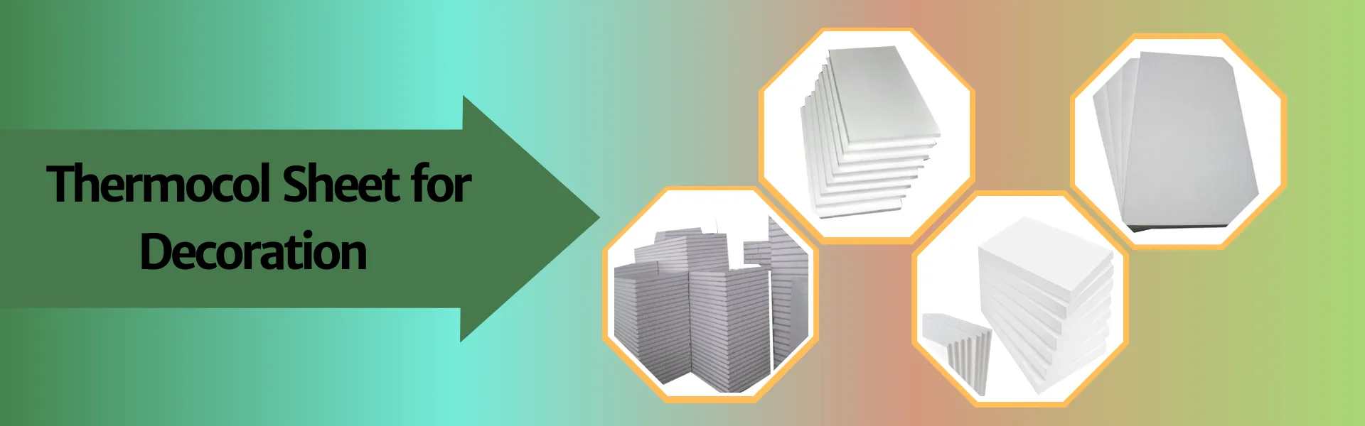 Thermocol Sheet for Decoration